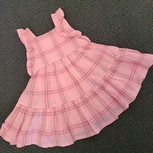NWOT Osh Kosh Pink Plaid Baby Dress